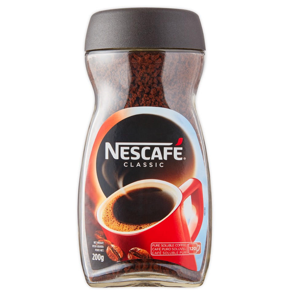 NescafÉ Classic Instant Coffee 200g Glass Jar Dan Salmon As